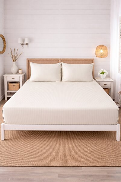 moon secret tekstil طقم غطاء لحاف مطاطي من القطن بنسبة 100% مقاس 180 × 200