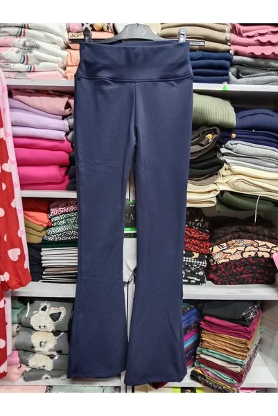 Butik İçi şardonlu kaliteli İspanyol paça tayt