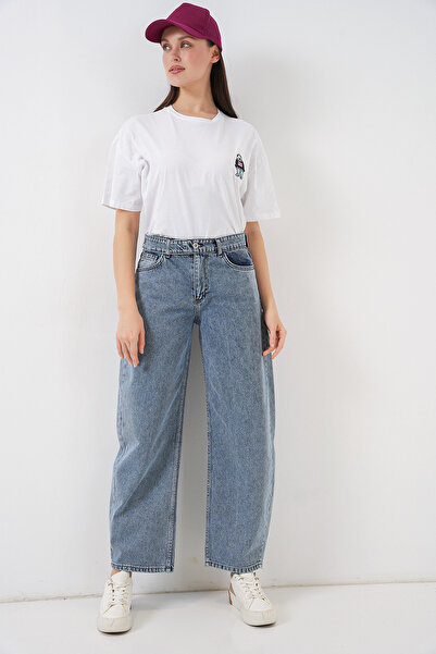 Bigdart Women's High Waist Jeans 30081 - Blue