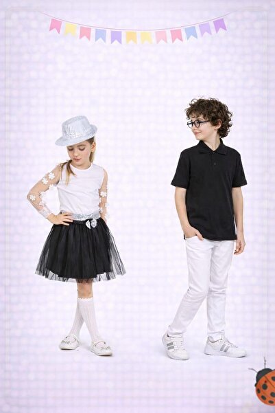 YSN 23 April Boys Girls Performance Outfit T-Shirt Skirt Pants Set 2336
