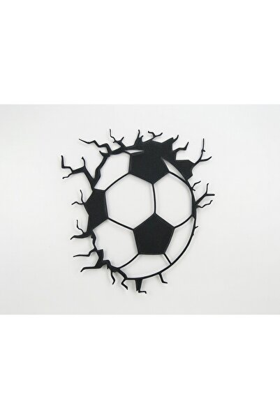baretepro Tablou decorativ 3D Minge Fotbal, 25x25 cm – artă murală premium di...