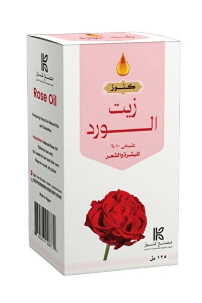 knooz زيت الورد للشعر والبشرة 125 مل