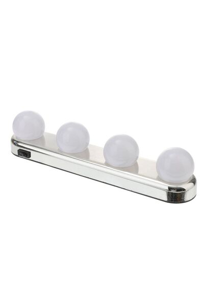 Generic LED Makeup Mirror Light with Suction Cup – 4 LED Vanity Fill Light, N...