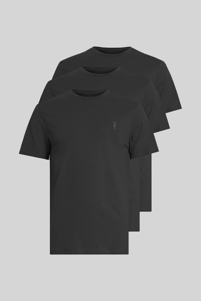 Kozik Men's Basic T-Shirt 3-Pack 100% Cotton Crew Neck Standard Fit