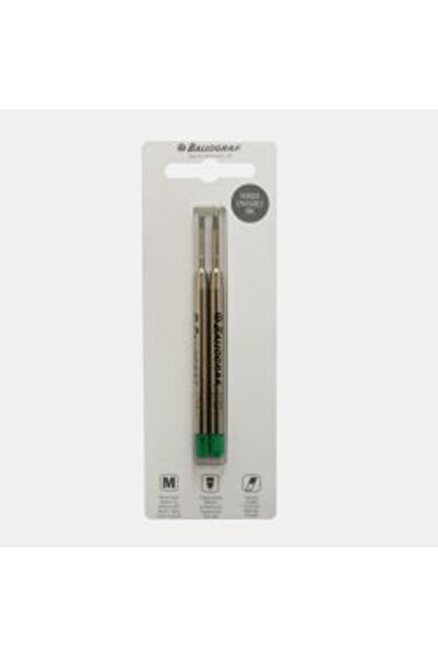 Ballograf Rezervă stilou Rondo Erase, verde - M - Pachet de 2