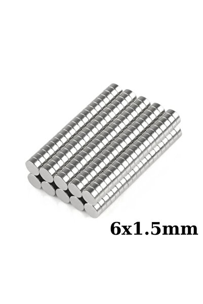 Genel Markalar 6x1.5mm Neodyum Güçlü Mıknatıs - Neodim Magnet