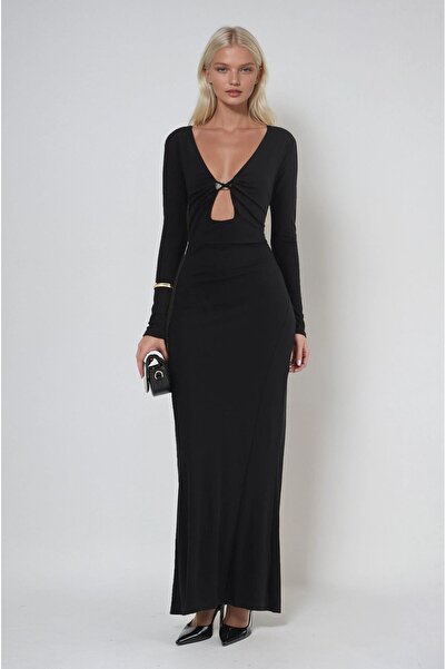 Lijuri Rochie maxi cu detaliu frontal moale la atingere 2026