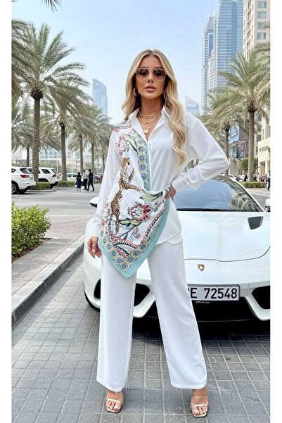 Meya design Asymmetric Shirt with Shawl Detail