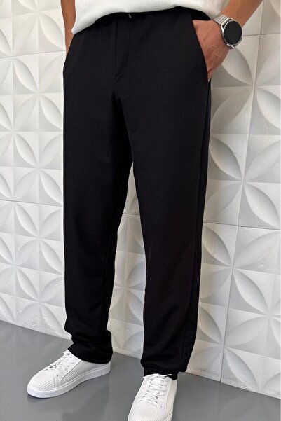 WENMİNG Men's Waffle Fabric Comfortable Fit Summer Sweatpants