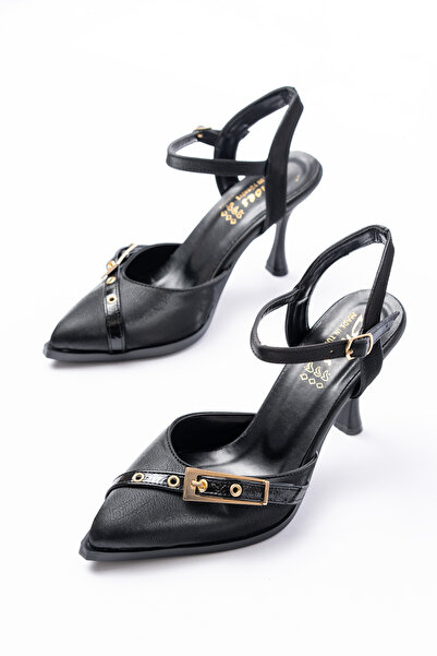 ACMZ SHOES Stiletto Buckle Detailed Shoes