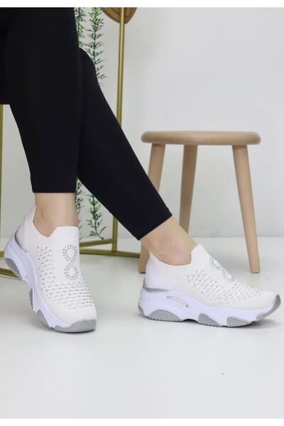 sefayol Leonda bela pletena obuća za žene sportske cipele