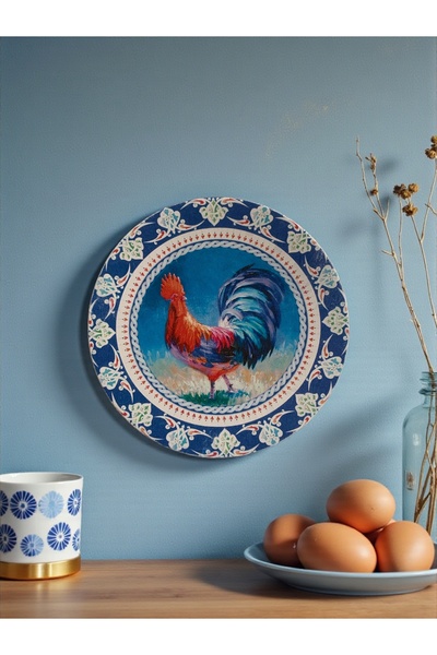 unique florya Διακοσμητικό τοίχου κουζίνας με θέμα το κόκορα και το κοτόπουλο...