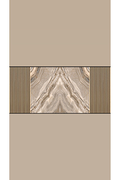 POSTER PLEKSİ GÖRÜNÜMLÜ LAMBİRİ ARASI TEK PARÇA DUVAR KAĞIDI (150x280)