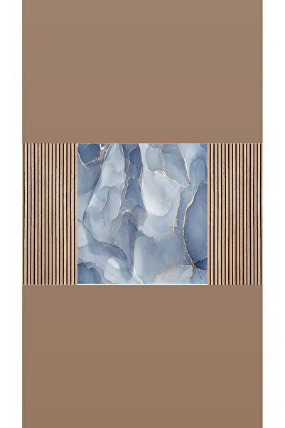 POSTER PLEKSİ GÖRÜNÜMLÜ LAMBİRİ ARASI TEK PARÇA DUVAR KAĞIDI ( 150 x 280 )