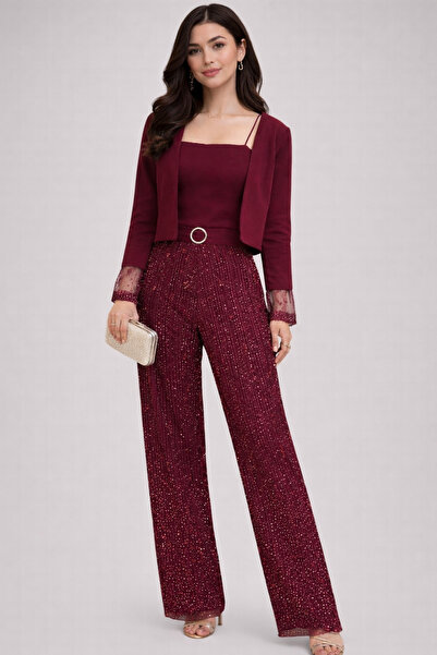 BATRINA STYLE Barbie Jumpsuit with Beads