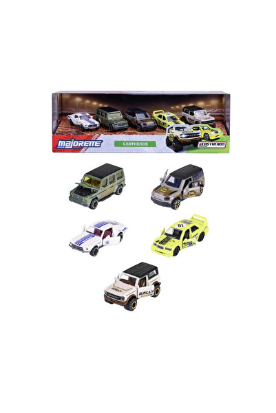 Majorette 5 Die-Cast Cars Set 7.5CM