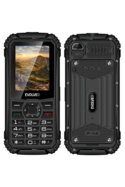 EVOLVEO Mobile phone StrongPhone Q1, 32 MB, Dual SIM, water resistant, Black