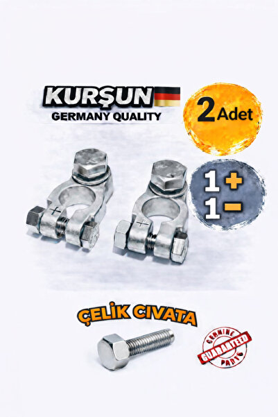 SELTEL Kurşun Kutup Başı 10mm Takım (+)(-) Krom Civatalı Marin Akü Kutupbaşı ...