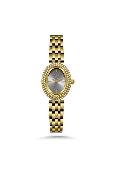 catera Women's gold watch with a white dial - elegant and refined design