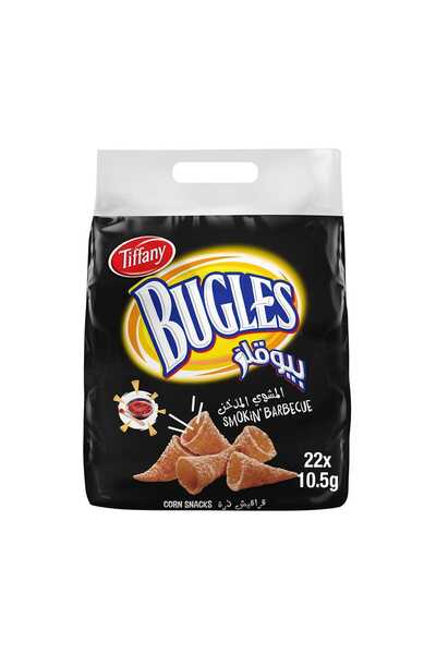 Tiffany BUGLES BARBECUE SNACK 22x10.5gm