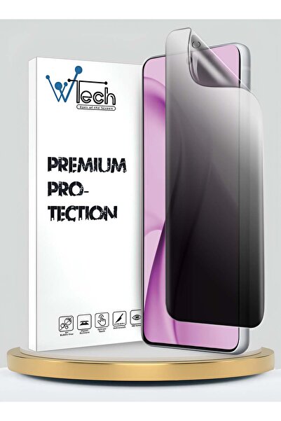 Wtech فيلم حماية شفاف رقيق ومرن مضاد للتجسس من نوع هيدروجيل ممتاز لهاتف فيفو ...