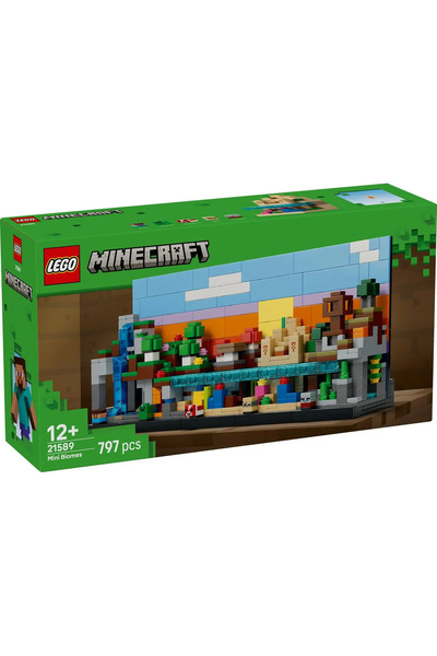 LEGO Minecraft Set Mini Biomes 21589 - Vârste 12+