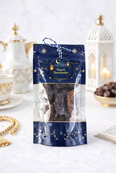 Palifix SET(9x17 Doypack+İp+Hayırlı Ramazanlar Kartı) Hurma Lokum Şeker Hediy...