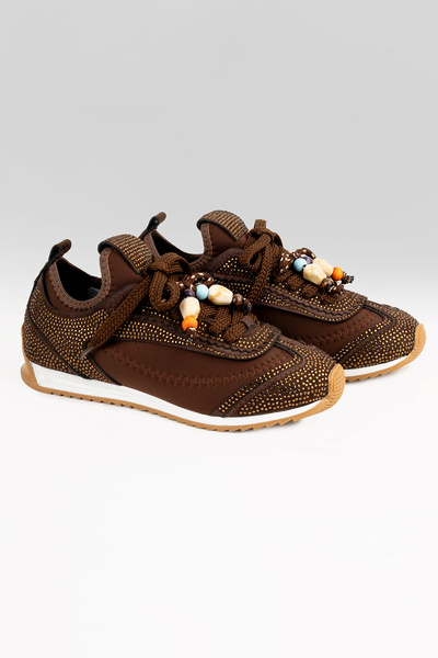 TW Tonny White Τόκιο - 211-8 Γυναικεία αθλητικά παπούτσια με στρας, διακοσμητ...