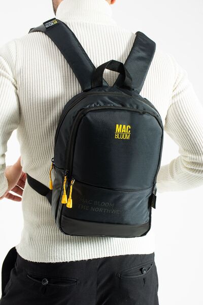 Kılinkır Unisex Waterproof Fabric Stylish Design Daily Use Backpack with Back...