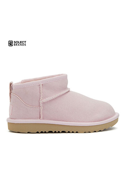 UGG Classic Ultra Mini Dazzle Pembe Kız Çocuk Süet Bot