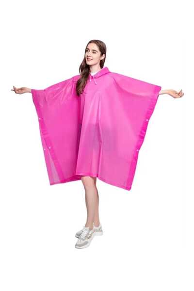 Home Poncho Raincoat Hooded Raincoat Raincoat Poncho - Transparent Raincoat O...