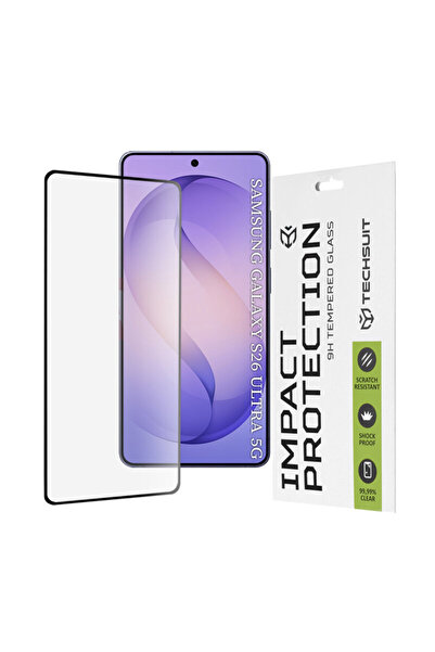 Techsuit Samsung Galaxy S26 Ultra 111D Full Glue Full Cover Glass, Black