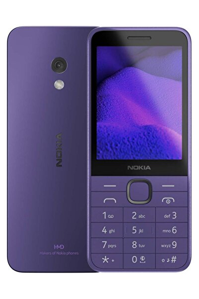 no markte Nokia 235 Dual SIM Purple, 64MB RAM, 128MB, 4G - Middle East Version