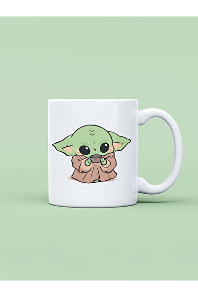 Hayali Şeyler Baby Yoda Kupa Bardak