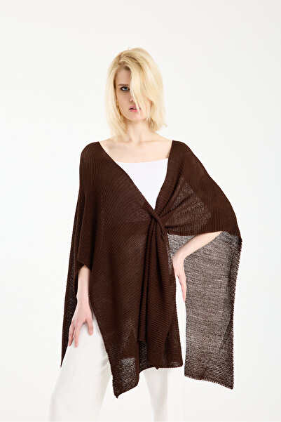 sumoda Women's Knitwear Fabric Poncho