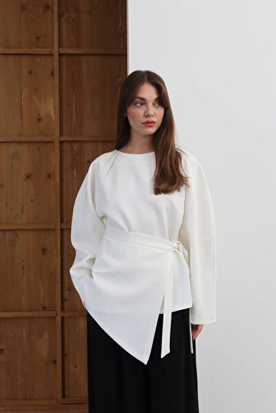 Sorridi Scuba 2 Piece Design Blouse with Tie-Downs