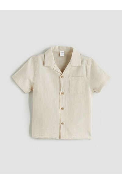 LC Waikiki Resort Collar Basic Boy's Shirt