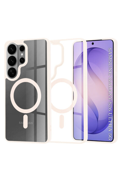 Techsuit Carcasă MagSafe Pro pentru Samsung Galaxy S26 Ultra, roz