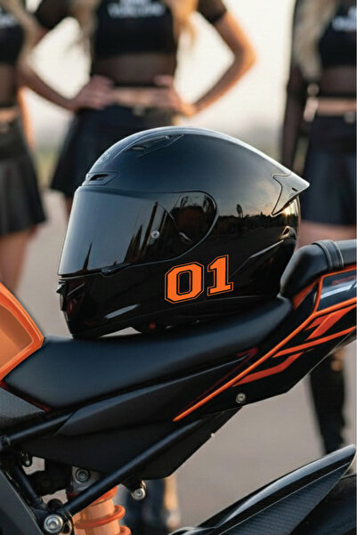 Yalıgraf Reklam Tabela Kask Sayı Sticker - Şehir Plaka Kodları - Racing Motor...