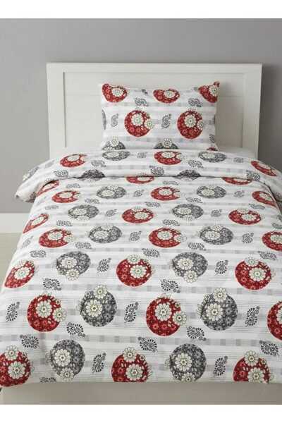 MORRİVAL Single Duvet Cover Set, Quilt Cover + Pillowcase 2 Pieces 155*215 Zi...