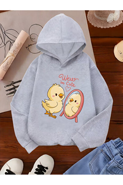 Rayan & Hoor Style Cute Printed Oversize Unisex Premium Black Hoodie