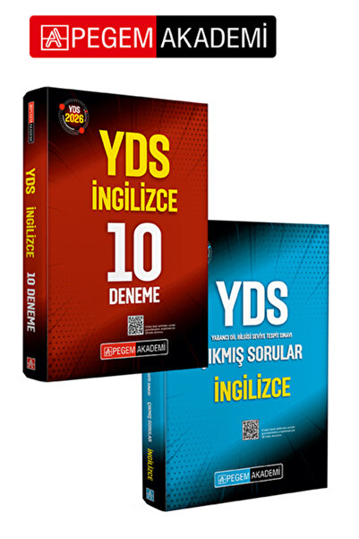 Pegem Akademi Yayıncılık PEGEM AKADEMİ 2026 YDS İngilizce Çıkmış Sorular + 20...