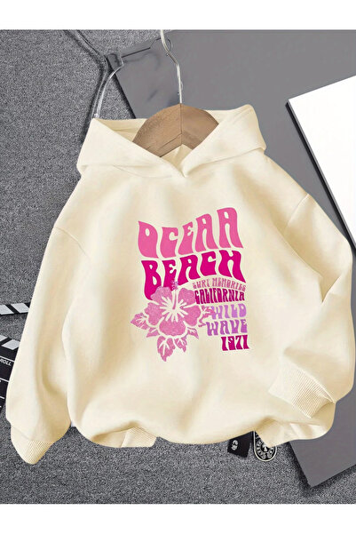 Rayan & Hoor Style Beach Printed Unisex Oversize/Casual Cut Basic Thick/Fleec...