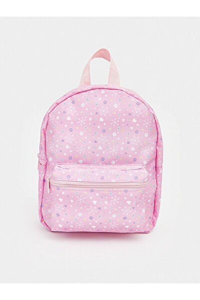 LC Waikiki Patterned Girl's Backpack with Front Pocket