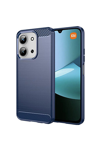 Techsuit Θήκη σιλικόνης Xiaomi Redmi 15C 4G Carbon, μπλε