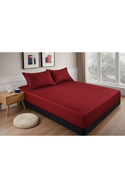 Casa Pucioasa Cuvertură de pat cu elastic + 2 fețe de pernă, 180x200 cm, dama...