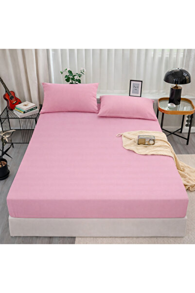 NazeninHome Double Bed Sheet Set Ranforce 100% Cotton |   Non-Elastic Flat Sh...