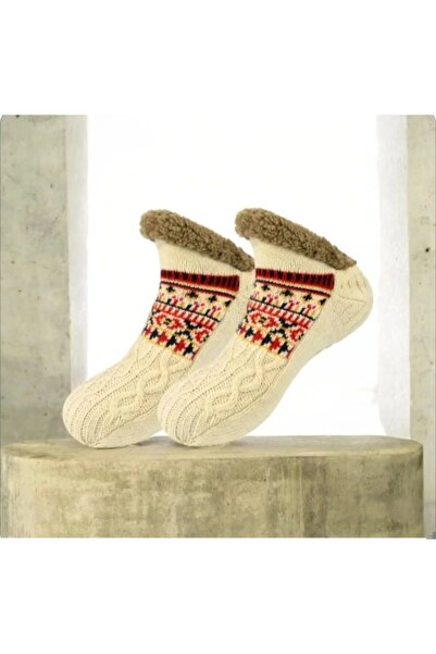 ORGANICYOU Wuxi Thick Lined Socks, Ethnic Chinese Style Comfortable Versatile...