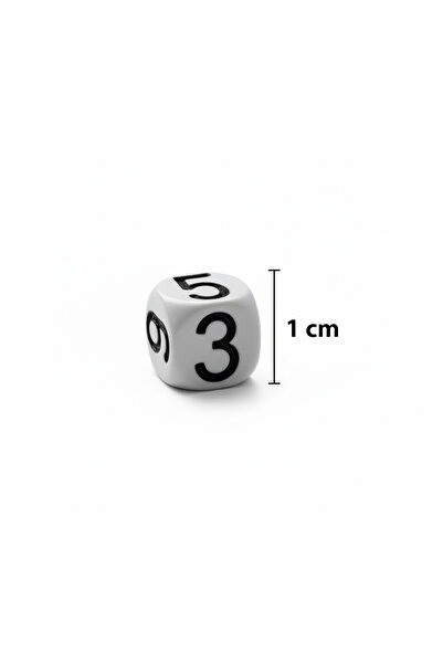 edumatoys Numbered Game Dice Set of 12