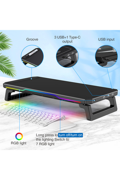 OEM RGB computer/monitor extension stand